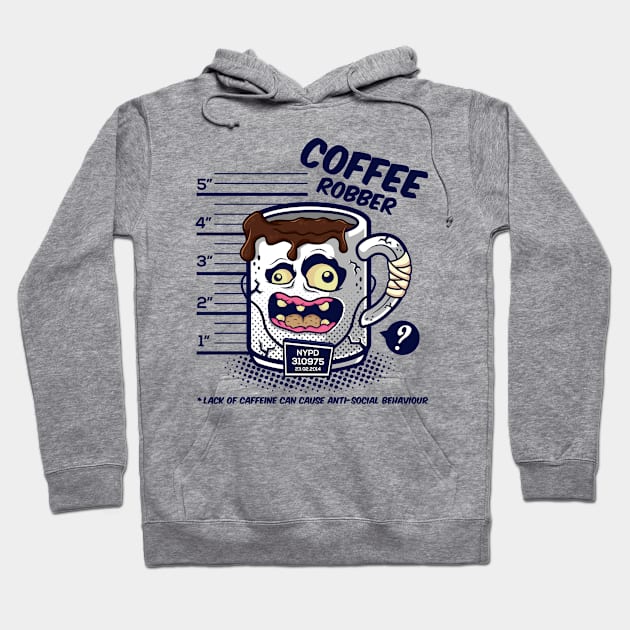 Coffee Robber Hoodie by Squinked